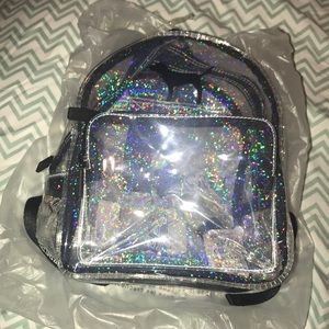 VS pink clear mini backpack (relisted)